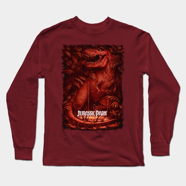 The Dinosaur Park Long Sleeve T-Shirt by WorldDinosaurs